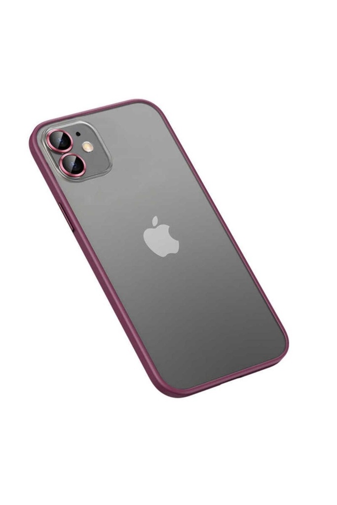 Apple iPhone 12 Uyumlu Kılıf Zore Retro Kapak