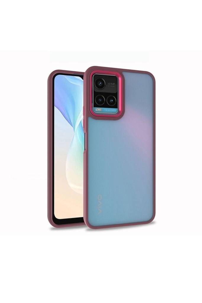 Vivo Y33S Uyumlu Kılıf Zore Flora Kapak