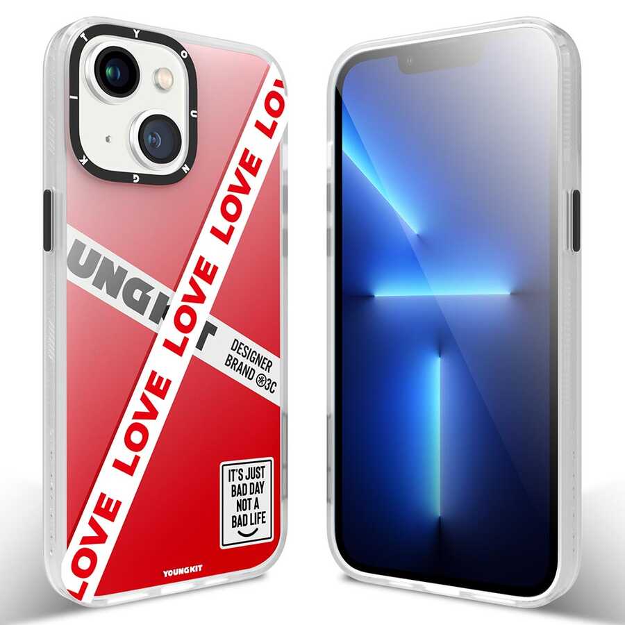 Apple iPhone 13 Uyumlu Kılıf YoungKit Holiday Serisi Kapak