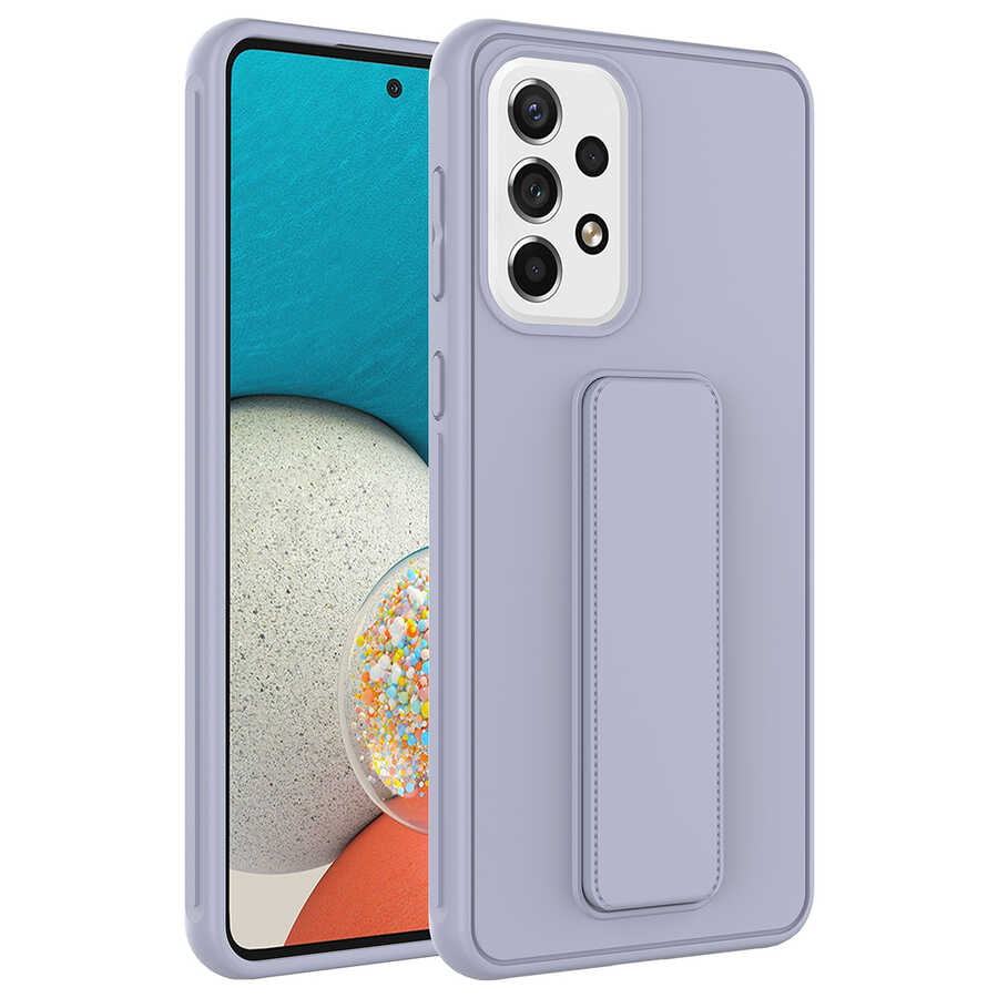 Samsung Galaxy A73 Uyumlu Kılıf Zore Qstand Kapak