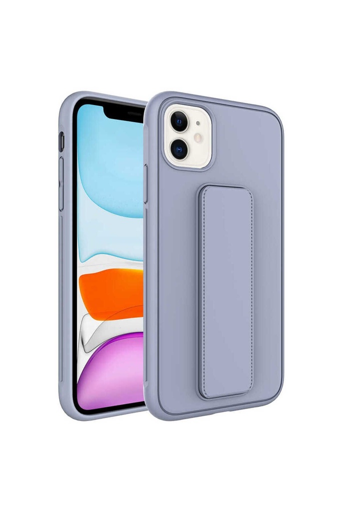 Apple iPhone 12 Uyumlu Kılıf Zore Qstand Kapak