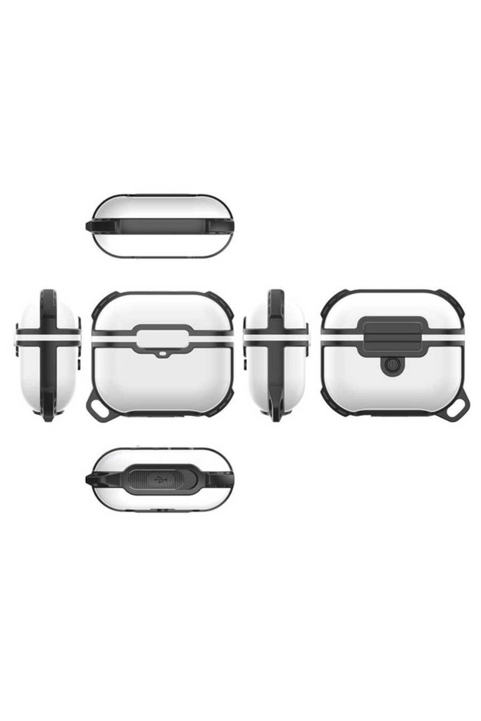 Apple Airpods 3. Nesil Uyumlu Zore Airbag 16 Silikon 1-1 Su Geçirmez Kılıf