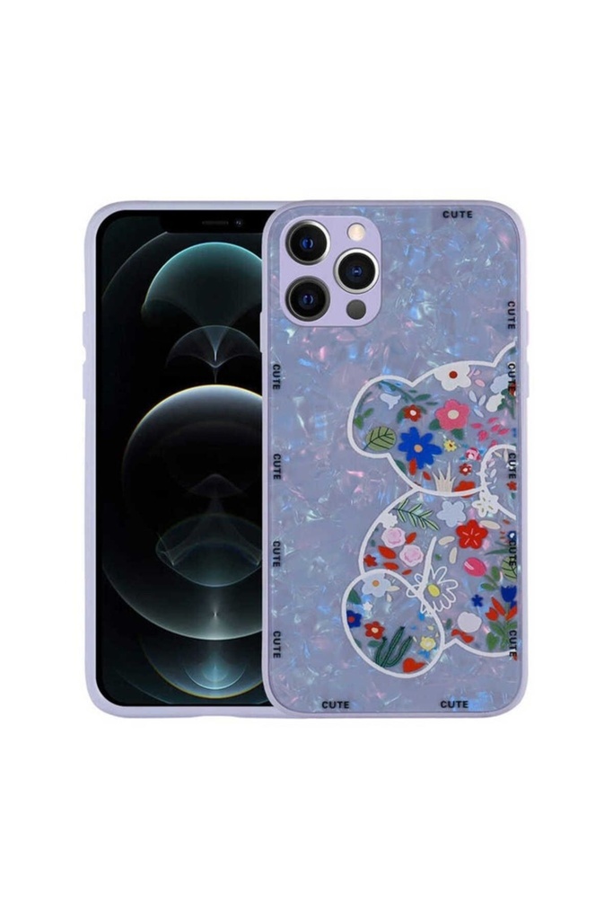 Apple iPhone 12 Pro Max Uyumlu Kılıf Desenli Sert Silikon Zore Mumila Kapak