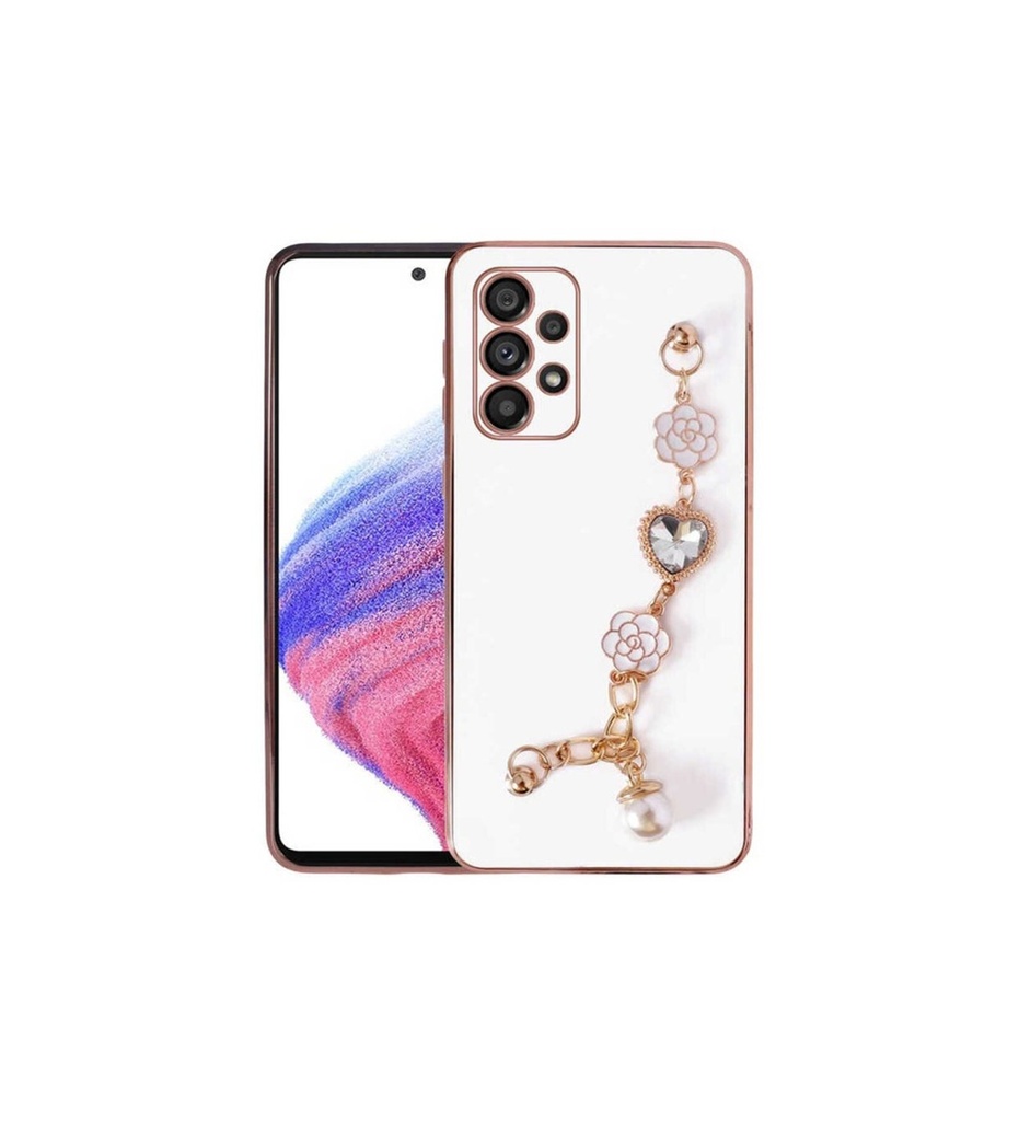 Samsung Galaxy A52 Uyumlu Kılıf El Tutamaçlı Kamera Korumalı Zore Taka Silikon Kapak