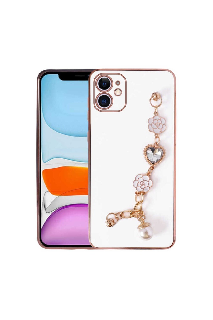 Apple iPhone 11 Uyumlu Kılıf El Tutamaçlı Kamera Korumalı Zore Taka Silikon Kapak