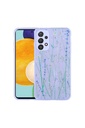 Samsung Galaxy A33 5G Uyumlu Kılıf Simli Desenli Kamera Korumalı Parlak Zore Popy Kapak