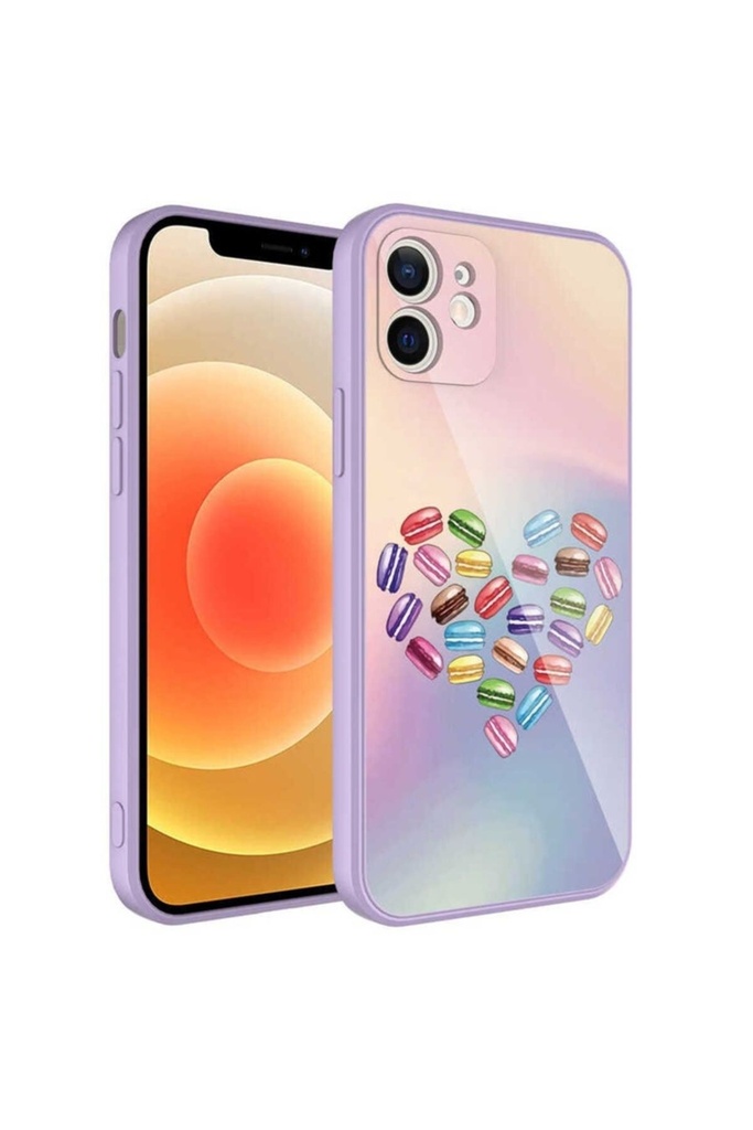 Apple iPhone 11 Uyumlu Kılıf Kamera Korumalı Desenli Sert Silikon Zore Epoksi Kapak