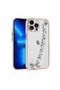 Apple iPhone 13 Pro Max Uyumlu Kılıf Taş Süslemeli Kamera Korumalı El Tutamaçlı Zore Blazer Kapak