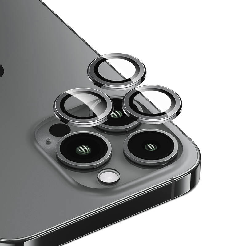 Apple iPhone 15 Pro Max Uyumlu Benks DR Safir Kamera Lens Koruyucu