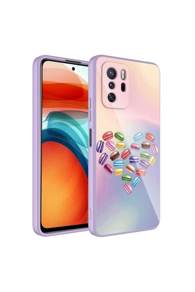 Xiaomi Redmi Note 10 Pro Uyumlu Kılıf Kamera Korumalı Desenli Sert Silikon Zore Epoksi Kapak