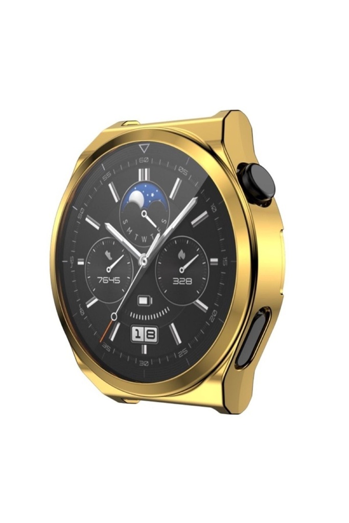 Huawei Watch GT 3 Pro 46mm Uyumlu Zore Watch Gard 02 Koruyucu Silikon