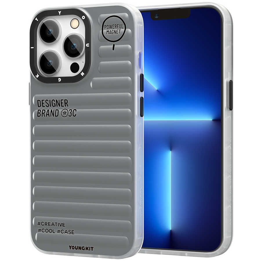 Apple iPhone 13 Pro Uyumlu Kılıf YoungKit Plain Coloured Serisi Kapak