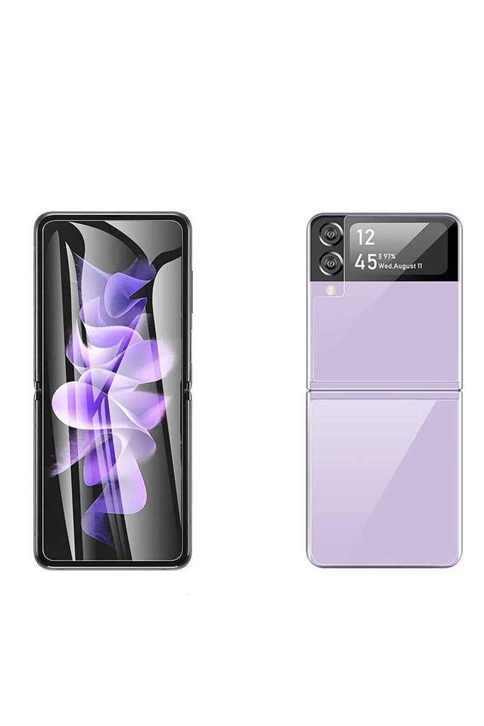 Samsung Galaxy Z Flip 4 Uyumlu Zore Narr Tpu Ön Arka Body Ekran Koruyucu