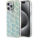 Apple iPhone 15 Pro Max Uyumlu Kılıf Hello Kitty Orjinal Lisanslı Renk Geçişli Elektroplating Kaplama Kitty Head Desenli Kapak