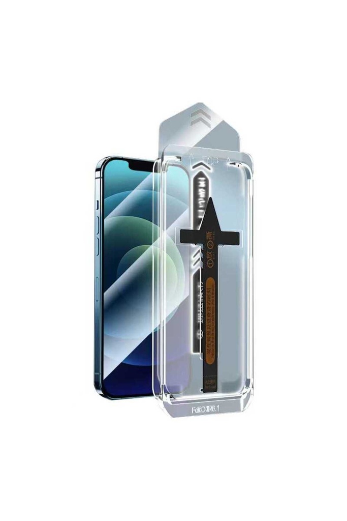 Apple iPhone 13 Pro Max Uyumlu Zore Süper Fast Anti-Dust Toz Önleyici Temperli Ekran Koruyucu