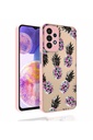 Samsung Galaxy A23 Uyumlu Kılıf Desenli Kamera Korumalı Parlak Zore Nora Kapak