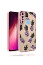 Xiaomi Redmi Note 8 Uyumlu Kılıf Desenli Kamera Korumalı Parlak Zore Nora Kapak
