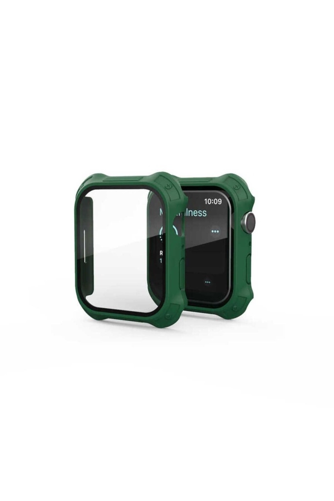 Apple Watch 7 45mm Uyumlu Tank Zırh Kasa ve Mat Görünümlü Ekran Koruyucu Zore Watch Gard 11