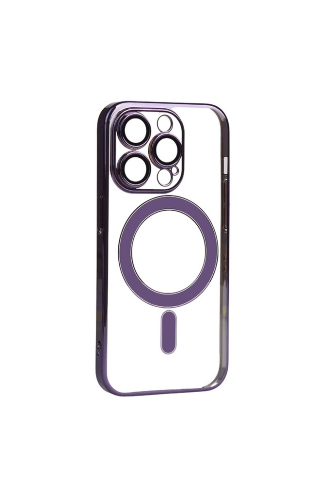 Apple iPhone 14 Pro Max Uyumlu Kılıf Kamera Korumalı M-safe Sert PC Zore Porto Kapak