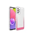 Samsung Galaxy A53 5G Uyumlu Kılıf Simli ve Renk Geçiş Tasarımlı Lens Korumalı Zore Park Kapak