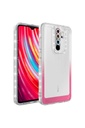 Xiaomi Redmi Note 8 Pro Uyumlu Kılıf Simli ve Renk Geçiş Tasarımlı Lens Korumalı Zore Park Kapak