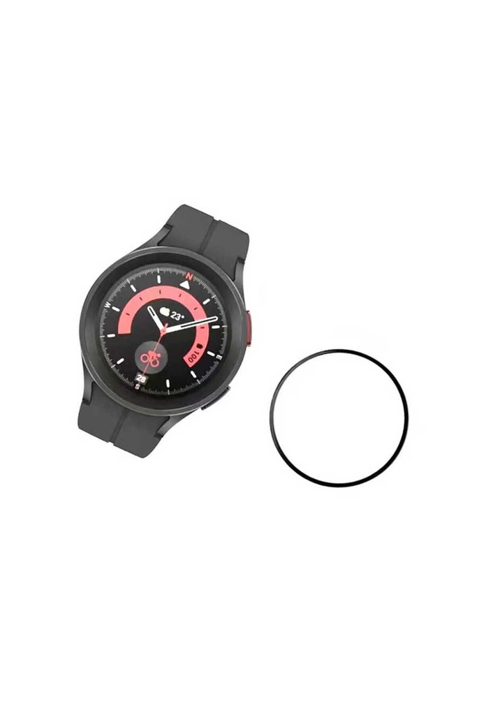 Samsung Galaxy Watch 5 Pro Uyumlu 45mm Zore PMMA Pet Saat Ekran Koruyucu