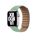 ​​​Apple Watch Ultra 49mm Uyumlu Kordon Suni Deri Baklalı KRD-34 Kayış