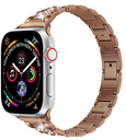 Apple Watch Ultra 49mm Uyumlu Kordon Wiwu Three Beads Set Auger Metal Strap Kayış