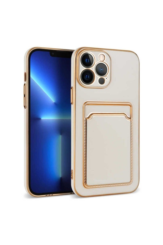 Apple iPhone 13 Pro Max Uyumlu Kılıf Zore Bark Kartlıklı Kapak