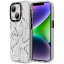 Apple iPhone 14 Plus Uyumlu Kılıf M-safe Şarj Özellikli Youngkit Water-Ink Serisi Kapak