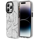 Apple iPhone 14 Pro Max Uyumlu Kılıf M-safe Şarj Özellikli Youngkit Water-Ink Serisi Kapak