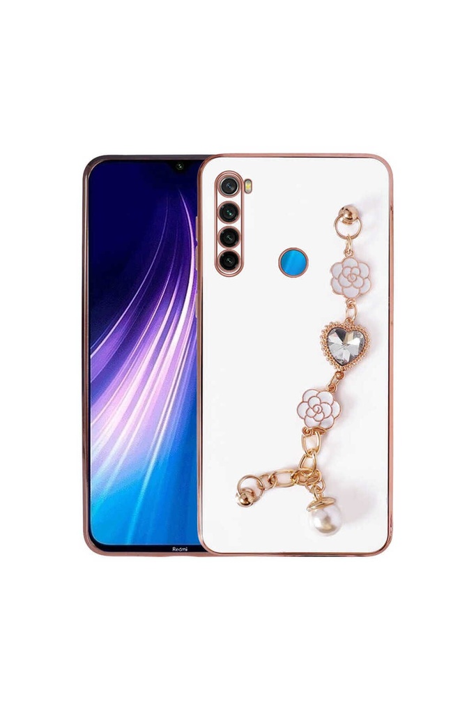 Xiaomi Redmi Note 8 Uyumlu Kılıf El Tutamaçlı Kamera Korumalı Zore Taka Silikon Kapak