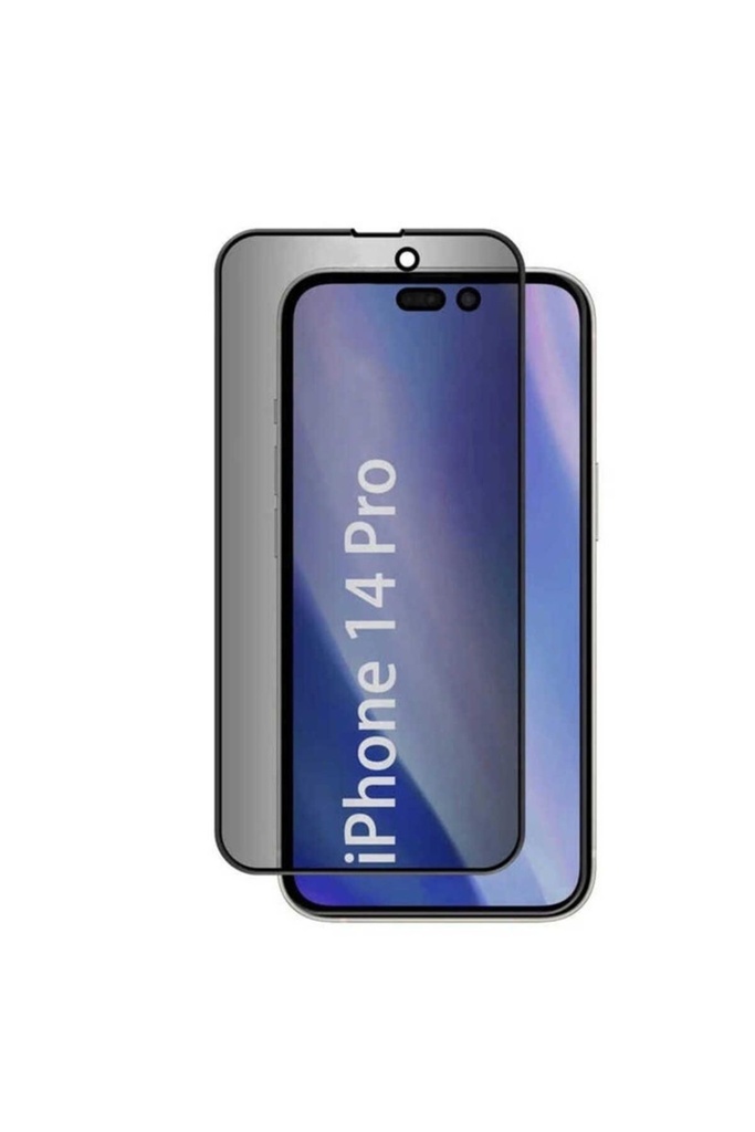 Apple iPhone 14 Pro Uyumlu Zore Kor Privacy Cam Ekran Koruyucu