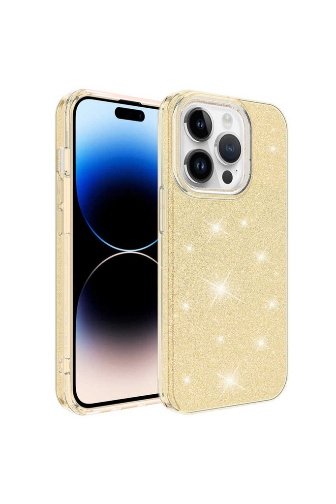 Apple iPhone 14 Pro Uyumlu Kılıf Zore Shining Silikon