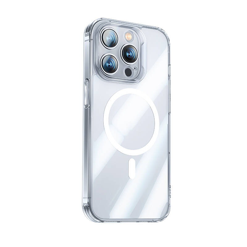 Apple iPhone 14 Pro Uyumlu Kılıf M-safe Şarj Özellikli Kamera Korumalı Benks Corning Glass Serisi Kapak