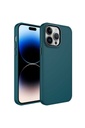 Apple iPhone 14 Pro Uyumlu Kılıf Metal Çerçeve ve Buton Tasarımlı Silikon Zore Luna Kapak