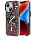 Apple iPhone 14 Uyumlu Kılıf M-safe Şarj Özellikli YoungKit Technology Serisi Kapak