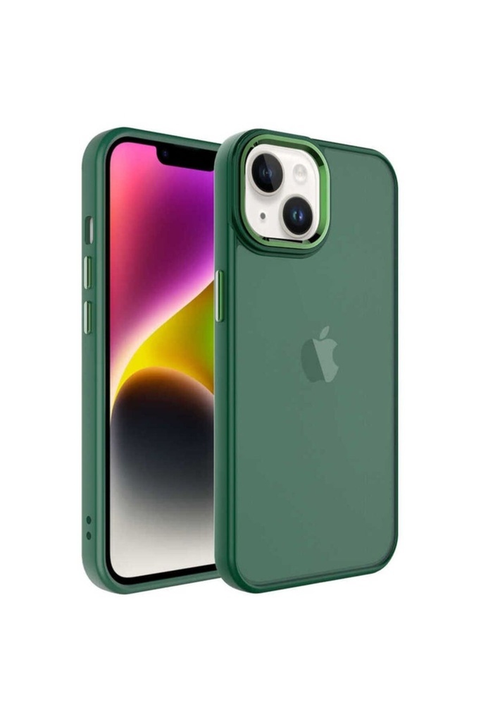 Apple iPhone 14 Plus Uyumlu Kılıf Buzlu Sert PC Zore May Kapak