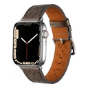 ​​​Apple Watch 7 41mm Uyumlu Kordon Deri Şık Tasarımlı Luxury Strap KRD-76 Kayış