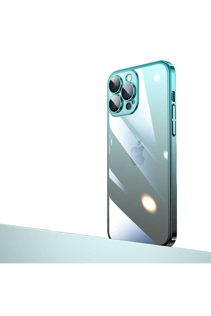Apple iPhone 13 Pro Max Uyumlu Kılıf Parlak Renk Geçişli Kamera Korumalı Zore Senkron Kapak