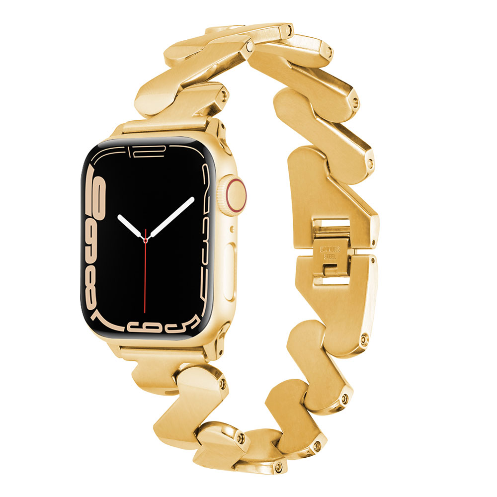 ​​​Apple Watch Ultra 49mm Uyumlu Kordon Paslanmaz Çelik Luxury Tasarım KRD-80 Kayış