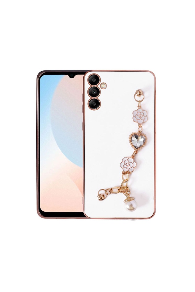 Samsung Galaxy A24 Uyumlu Kılıf El Tutamaçlı Kamera Korumalı Zore Taka Silikon Kapak