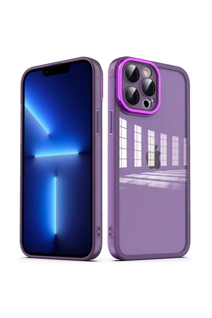 Apple iPhone 13 Pro Max Uyumlu Kılıf Kamera Korumalı Transparan Zore Post Kapak
