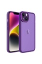 Apple iPhone 14 Plus Uyumlu Kılıf Kamera Korumalı Transparan Zore Post Kapak