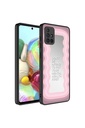 Samsung Galaxy A51 Uyumlu Kılıf Aynalı Desenli Kamera Korumalı Parlak Zore Mirror Kapak