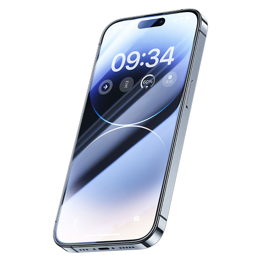 Apple iPhone 14 Pro Uyumlu Benks Gaming Anti-Dust Toz Önleyici Mat Cam Ekran Koruyucu