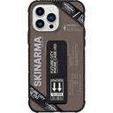 Apple iPhone 14 Pro Uyumlu Kılıf SkinArma Şeffaf Desenli Airbag Tasarımlı Standlı Shimma Kapak