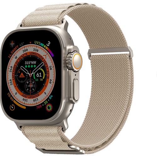 Apple Watch 7 45mm Uyumlu SkinArma Kobu Hasır Kordon