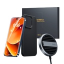 Apple iPhone 14 Pro Max Uyumlu Benks Grand Combo MFM01 3in1 Aksesuar Seti Kılıf-Ekran Koruyucu-Wireless Şarj Aleti