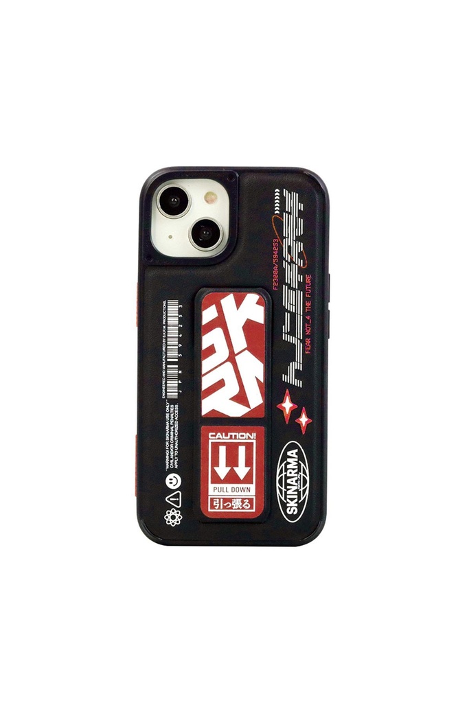 Apple iPhone 14 Uyumlu Kılıf SkinArma Standlı Deri Görünümlü Akarui Kapak